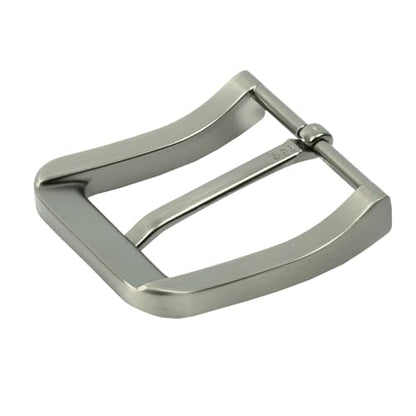 1.5"(38mm-40mm) Belt Buckle Men Replacement Buckle Heavy Duty - color: Gray Brushed