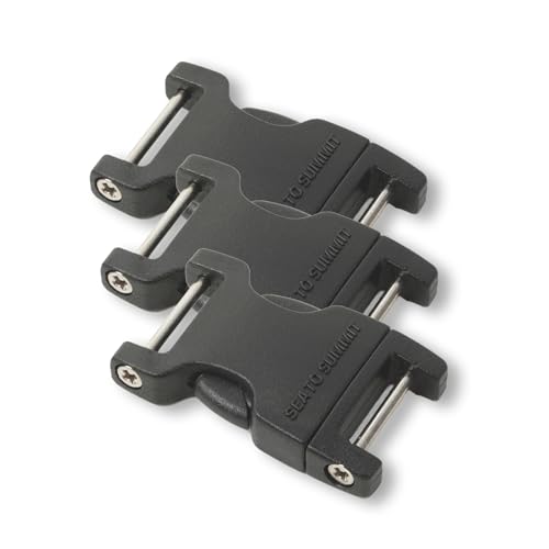 Sea to Summit Field Repair Buckle - Side Release, 2 Pin, 3-pack - style: 15mm / 5/8in