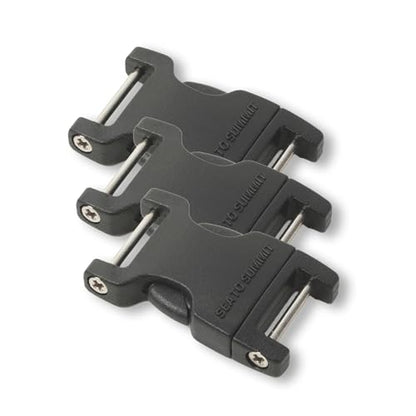 Sea to Summit Field Repair Buckle - Side Release, 2 Pin, 3-pack - style: 15mm / 5/8in