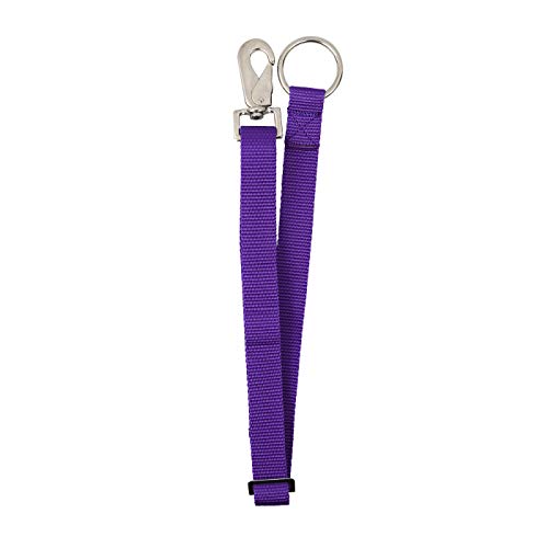 Heavy Duty Adjustable Horse Water Bucket Straps Hangers by Derby (Purple) - color: Purple
