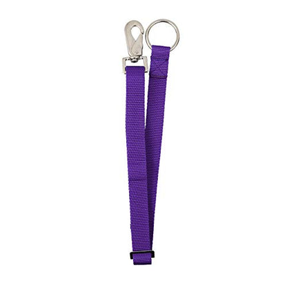 Heavy Duty Adjustable Horse Water Bucket Straps Hangers by Derby (Purple) - color: Purple