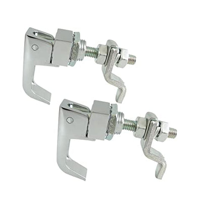 2PCS Lift and Turn Latches and Compression Latch, Adjustable Grip Handle Rotation 360 Silver - color: Silver2