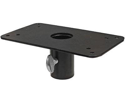 Mounting Plate Flange Top with Hole for 1-inch Outer Diameter Pole