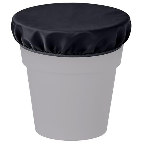 2-5 Gallon Horse Bucket Cover, Waterproof Horse Feed Bucket Cover, Lightweight and Easy to Use (Excluding Bucket, Black) - color: Black