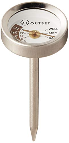Outset F804 Steak Thermometers, Metallic - style: Steak