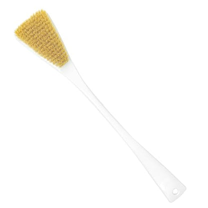 Fuller Brush Exfoliator & Scrub Body Brush - 16-inch Contoured Handle with Polyester Bristles - an All-Over Reach Including Back, Neck, Shoulders & Feet - Soft, Durable & Gentle on Your Skin