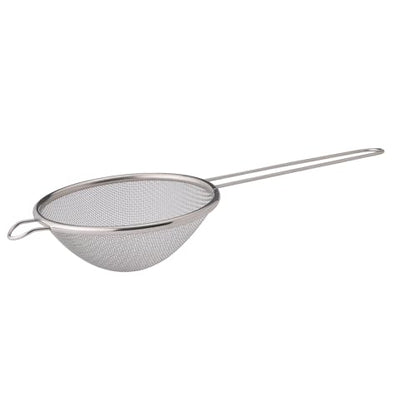 HIC Kitchen Fine Mesh Strainer, 5.5-Inch, 18/8 Stainless Steel | Helper Handle, Fine Mesh Filtration, Rustproof, Dishwasher Safe, Hangable - size: Mesh, 5.5-Inch