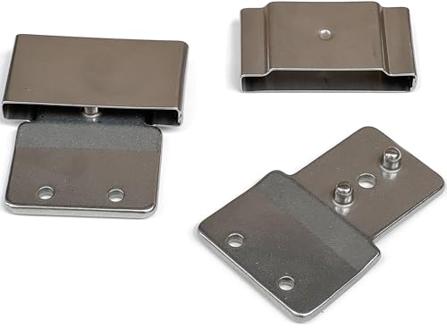 Jeereal 2-1/2" Western Saddle Replacement Blevins Buckles, Stainless Steel,1-inch Hole Spacing