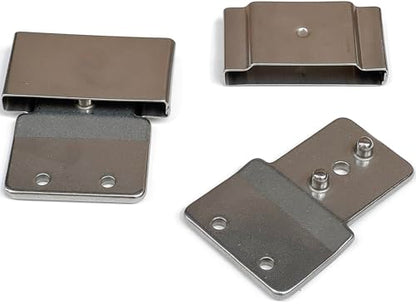 Jeereal 2-1/2" Western Saddle Replacement Blevins Buckles, Stainless Steel,1-inch Hole Spacing