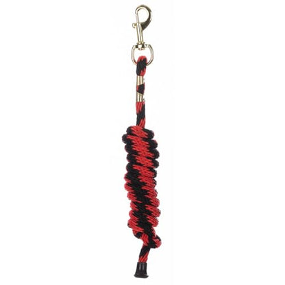 Equinavia Stella 8' Lead Rope with Snap Buckle - Red/Black - One Size - color: Red/Black