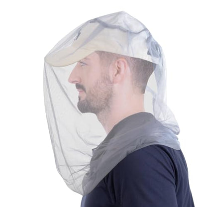 South to East Mosquito Head Net for Insect 2 Pack, Fly & Bug Protection - color: Light Grey