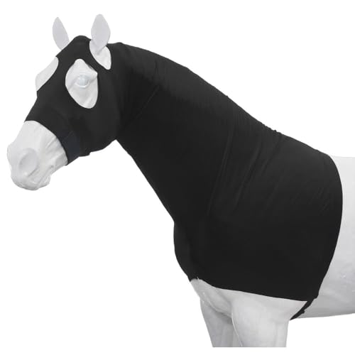 Tough 1 Spandex Mane Stay Hood with Full Zipper - size: X-Large