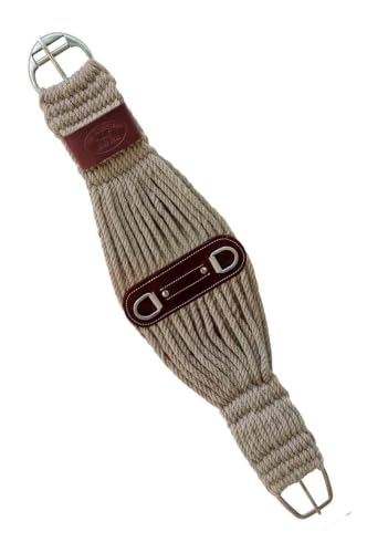 Horse Western 26 Strand Double Weave Two-Tone Mohair Roper Cinch 97143