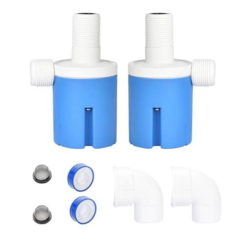 Automatic Water Level Control Valve Inside Type,side Inner Water Automatic Float Valve Water Level Control Valve Uesd for Water Tank, Solar Energy, Auto Pot, Aquarium 2PCS (1/2'' Top Inner) - style: 1/2'' Top Inner