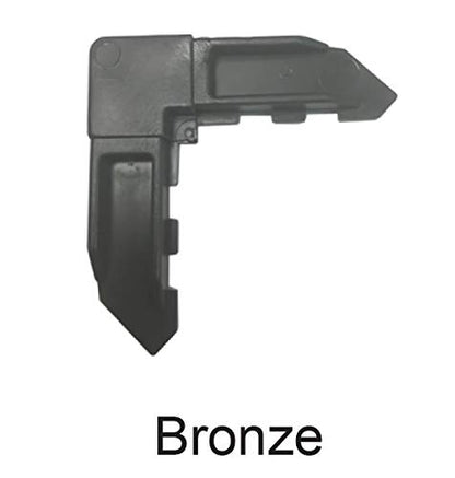 Assembled Custom Size Window Screens (Bronze) - color: Bronze