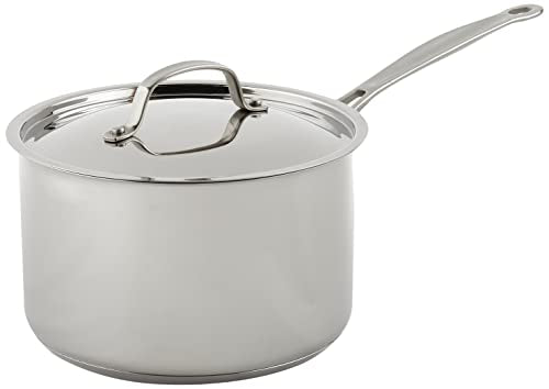 Cuisinart 7194-20 Chef's Classic Stainless 4-Quart Saucepan with Cover - size: 4 Quarts