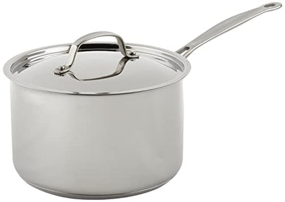 Cuisinart 7194-20 Chef's Classic Stainless 4-Quart Saucepan with Cover - size: 4 Quarts