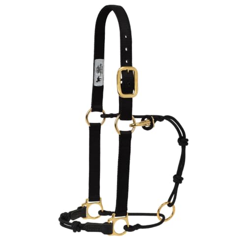 Weaver Leather Horseman's Halter Black