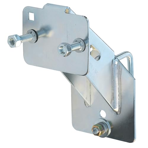 Tie Down Spare Tire Carrier Mount - Mount for Boat/Utility Trailer/RV/Camper -Trailers– Fits 4 & 5 Lug Wheels – Hardware Included - style: Zinc-Plated
