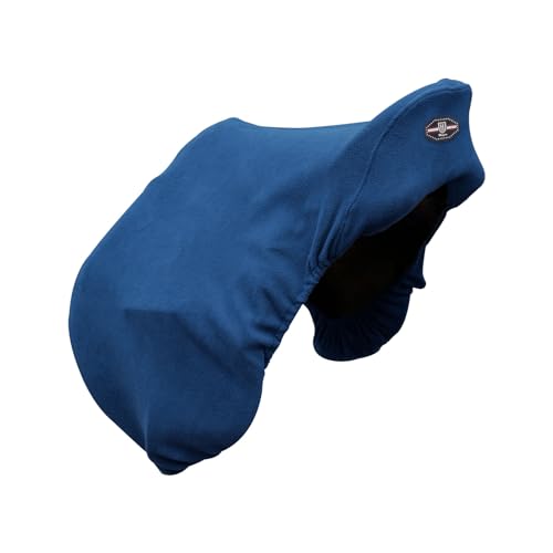 Harrison Howard Lightweight Dust Prevention Machine Washable Fleece Saddle Cover for GP/CC-Blue - color: Deep Blue, size: GP/CC-One Size