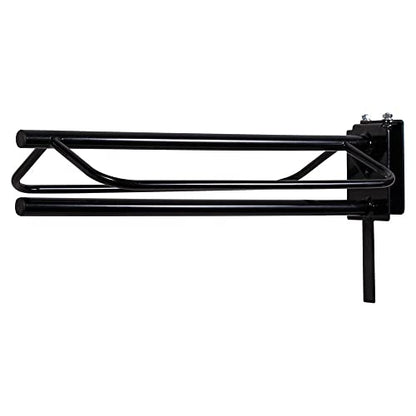 EASY-UP Saddle Rack with Pad Bar for Horse Enthusiast | Heavy-Duty Saddle Rack Wall Mount | Western & English Saddle Rack | Keeps Tack Organized - style: Portable Rack w/Single Pad Rack