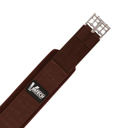 PROFESSIONAL'S CHOICE VenTech English Ventilated Horse Girth - color: Chocolate