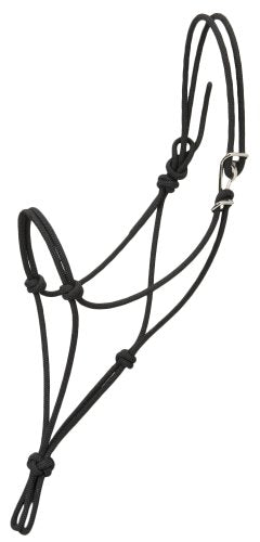 Weaver Leather Silvertip No. 95 Clip On Rope Halter , Black, Average