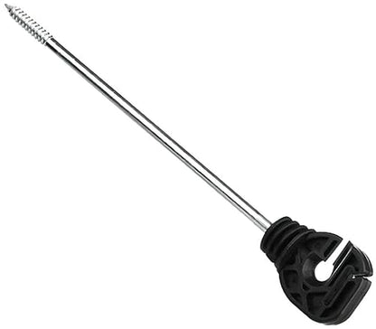 Electric Fencing Premium Stand Off/Long Arm Multi Purpose Insulator for Polywire/Polytape/Rope/Wire PK25 - size: PK25