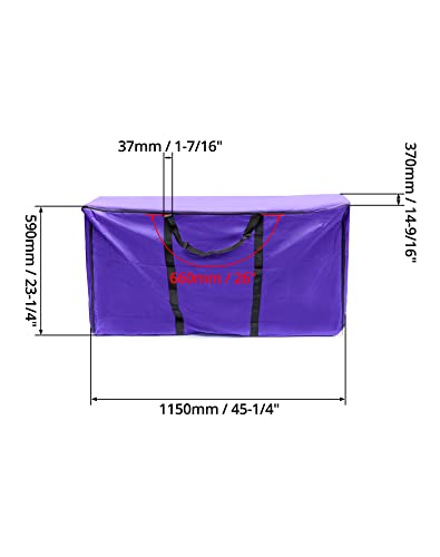 QWORK Hay Bale Storage Bag, 420D Horse and Livestock Hay Bale Bag, Large Tote Waterproof Collapsible Bag Hay Bale Tote Bag with Zipper (Pack of 2) - size: 2 pack