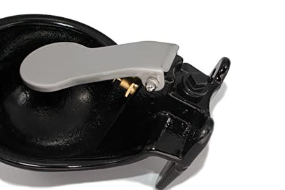 Automatic Livestock Waterer, Heavy Duty Cast Iron Water Trough with Push-Paddle for Horse, Cow, Goat, Pig,Dog, Livestock Water Bowl,1.8L Capacity