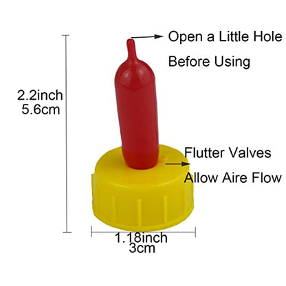 Lamb Nipples for Soda Bottle Animal Drink Nipples with Flutter Valves