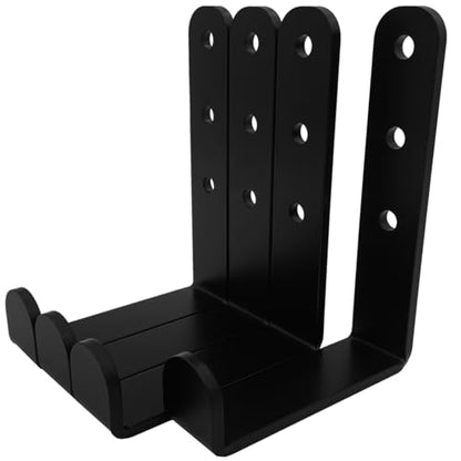 4 Pcs Black Heavy Duty Metal j Hooks for Hanging 280 lbs, Wall Mount Hook for Hanging Garage Storage Home Office Gym Sports Equipment, Tool Organization,Small U Hooks (XL) - size: X-Large