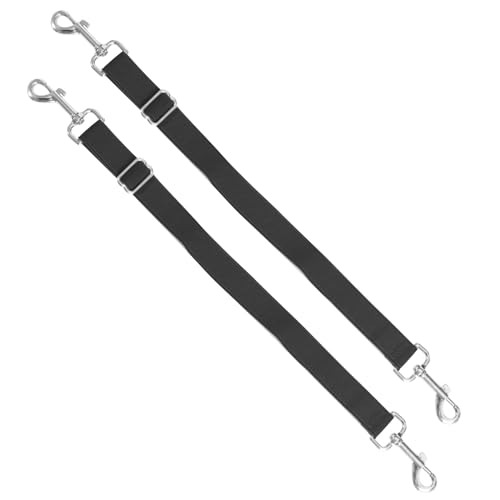 Harrison Howard Fully Elastic Horse Blanket Leg Straps Replacement, Adjustable Stretch Leg Straps for Horse Rugs, Secure Fit for Turnout, Stable & Transport (1 Pair) Royal Black Medium - size: Belly Surcingle Straps