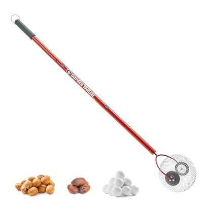 GARDEN WEASEL Medium Nut Gatherer Roller for Pecans Golf Balls Hickory Nuts - size: Medium