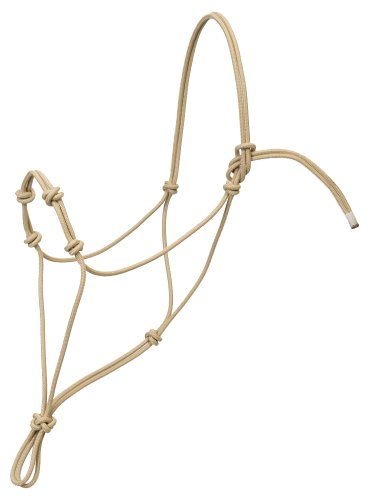 Weaver Leather Silvertip Four Knot Rope Halter, Tan, Large