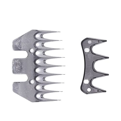Electric Clipper Blade Sheep Shears Replacement Blades High Carbon Steel 9 Tooth Incisive Wear Wool Comb Cutter Blade for Sheep Shearing and Wool Cutting