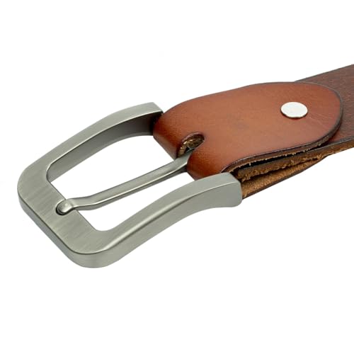 1.5"(38mm-40mm) Belt Buckle Men Replacement Buckle Heavy Duty - color: Gray Brushed