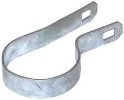 Galvanized Steel Chain Link Tension Band, Durable Steel Chain Link Fence Hardware, Rust-Resistant, Easy Install, Includes Required Bolt (3, 1-7/8") - size: 1-7/8"