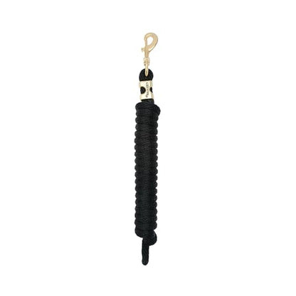 Weaver Equine Poly Lead Rope with Solid Brass Snap Hook, Measures 5/8"" x 10'