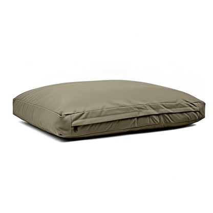 WHITEDUCK Dog Bed Cover (Olive) 35" Lx20 Wx4.3 th (M) - color: Olive - Only Cover, size: Medium