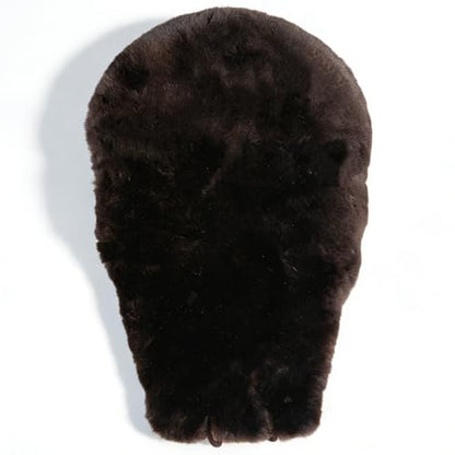 Saddle Sheepskin Seat Cover, Merino Sheepskin Saddle Pad – A Soft, Shock-Absorbing and Breathable Equestrian Seat Cover - color: Brown