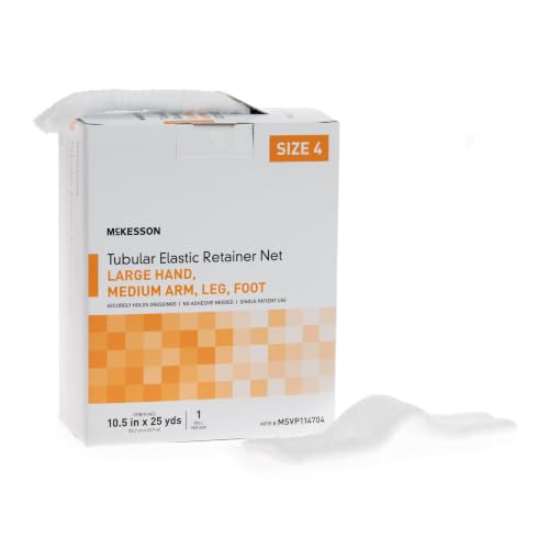 McKesson Tubular Elastic Retainer Net Dressing, 10 1/2 in x 25 yd, 1 ct - size: Size 4 1 Count