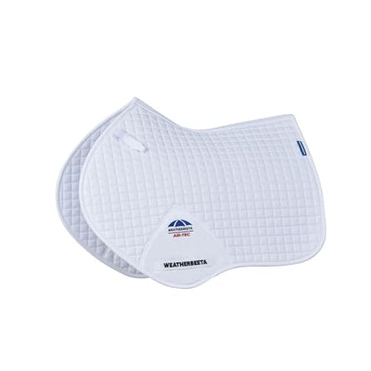 WeatherBeeta Prime Air-Tec Jump Shaped Saddle Pad - color: White, size: Large