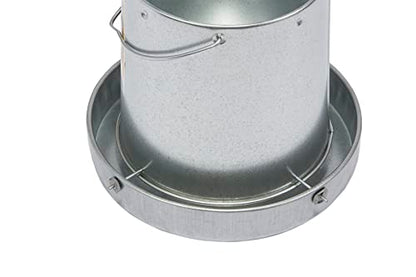 Miller 9112 12lb. Galvanized Hanging Poultry Feeder - size: 12 pounds