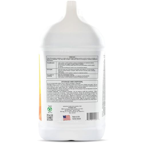 PYRANHA 1-10 HP Concentrate Refill 2.5 Gallon for 55 Gal Automatic Spray Systems - Barn Indoor Fly Control | Repels Horn, Deer, Horse, Stable, & Face Flies, Midge