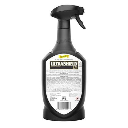 Absorbine UltraShield EX Insecticide & Repellent, 32 fl oz Sprayer | Use on Horses, Dogs & Premise, Kills & Repels 70+ Species Including Flies, Mosquitoes, Ticks, Fleas, Lice, Up to 17 Days - size: 32oz Sprayer