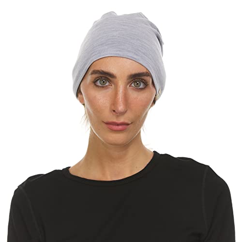 Minus33 Merino Wool Micro Weight Reversible Beanie - color: Ash Gray / Black