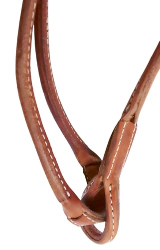 CHALLENGER USA Horse Western Tack Leather Rawhide Romal Reins 66RT36 - color: Tan red