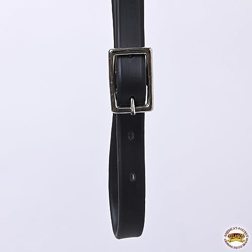 HILASON Western Horse Biothane Leather Breast Collar Tack - color: Black.