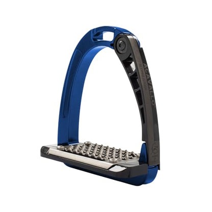 Acavallo Alupro Junior Stirrups, One Size, Black, Set of 2 - color: Blue